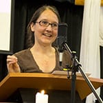 Rachel Taylore preaching at RMC July 15, 2018