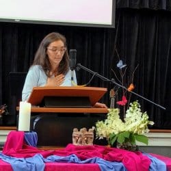 Melissa preaching May 19, 2019