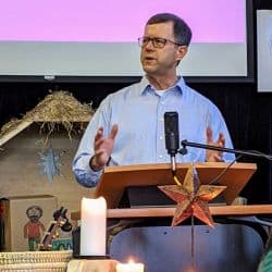 Stan Wilson preaching at RMC on Jan. 5, 2020