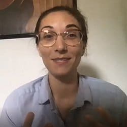 Melissa preaching via Zoom, Sept. 13, 2020