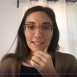 Melissa preaching via Zoom Jan. 24, 2021
