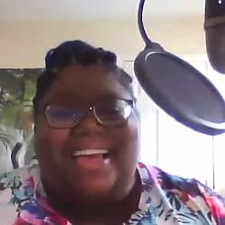 Alicia T. Crosby preaching to Raleigh Mennonite on July 11, 2021
