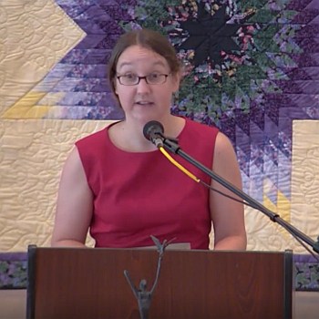 Rachel preaching at RMC on Aug 28, 2022