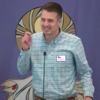 Ben Kreider preaching at RMC on March 29, 2026