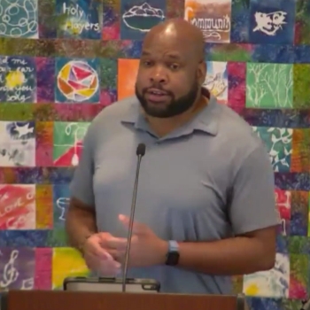 Trey preaching at RMC on Aug. 16, 2026